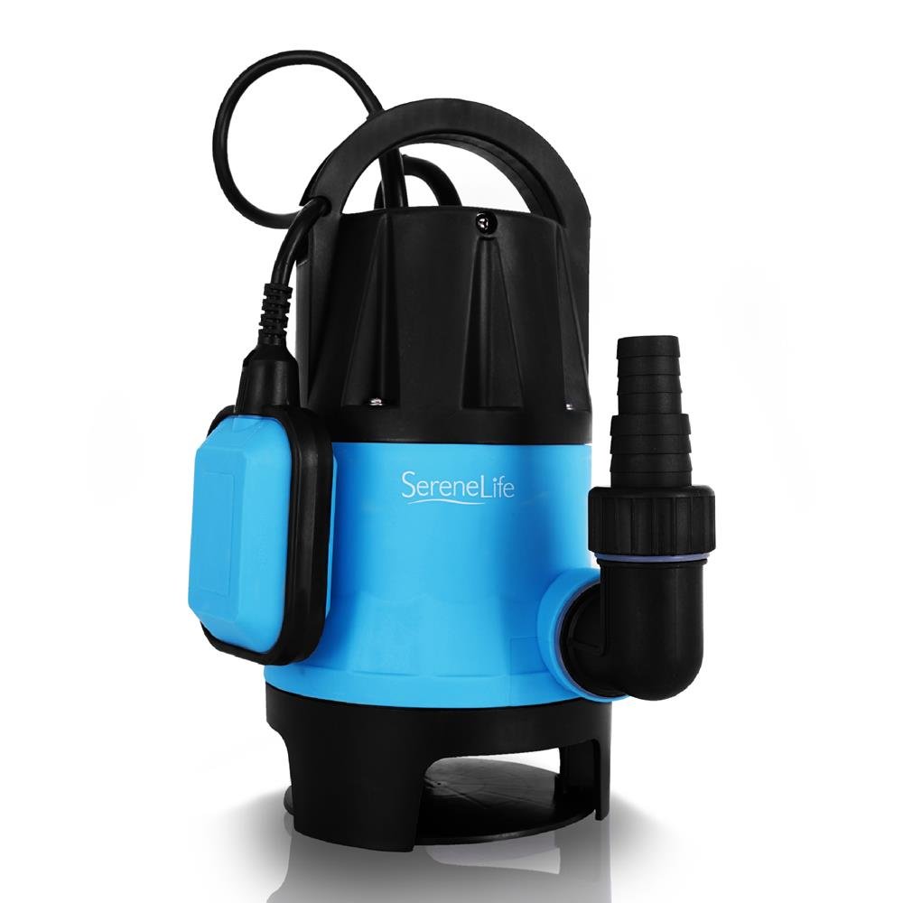 Submersible Clean/Dirty Water Pump - 400W Powerful Sump Pump, 1980 GPH, Auto Float Switch with 16 ft. Power Cord Length