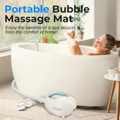 Tapis de Bain à Bulles Serene Life Spa de Massage pour le Corps 