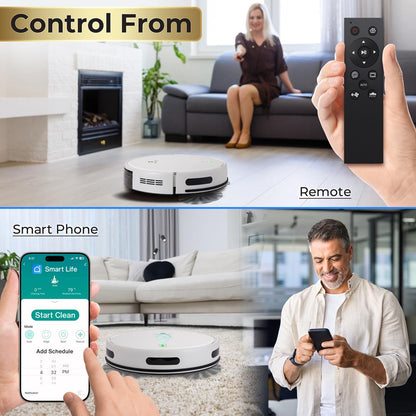 Smart Robot Vacuum Cleaner - PUCRVACX200WT