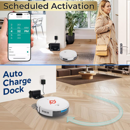 Smart Robot Vacuum Cleaner - PUCRVACX200WT
