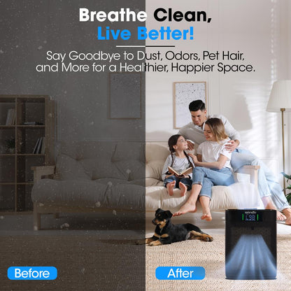 Purificateur d'air intelligent puissant 