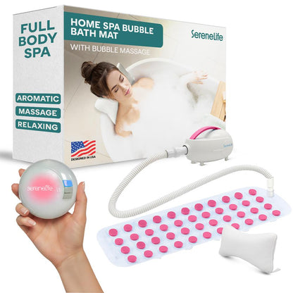 Tapis de Bain à Bulles Spa de Massage pour le Corps 