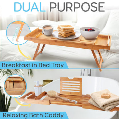 Caddy de Baignoire en Bambou - SLBCAD50.5 