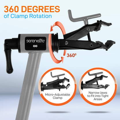Home Mechanic Bicycle Repair Stand - Height Adjustable With Upgraded Collar And Leg Supports, Holds Up To 80 Lbs.