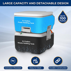 Portable Outdoor Toilet System
