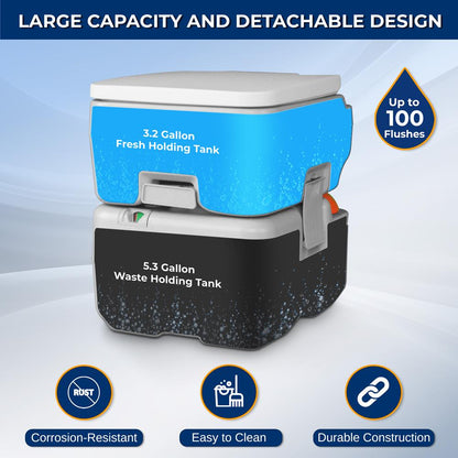 Portable Outdoor Toilet System