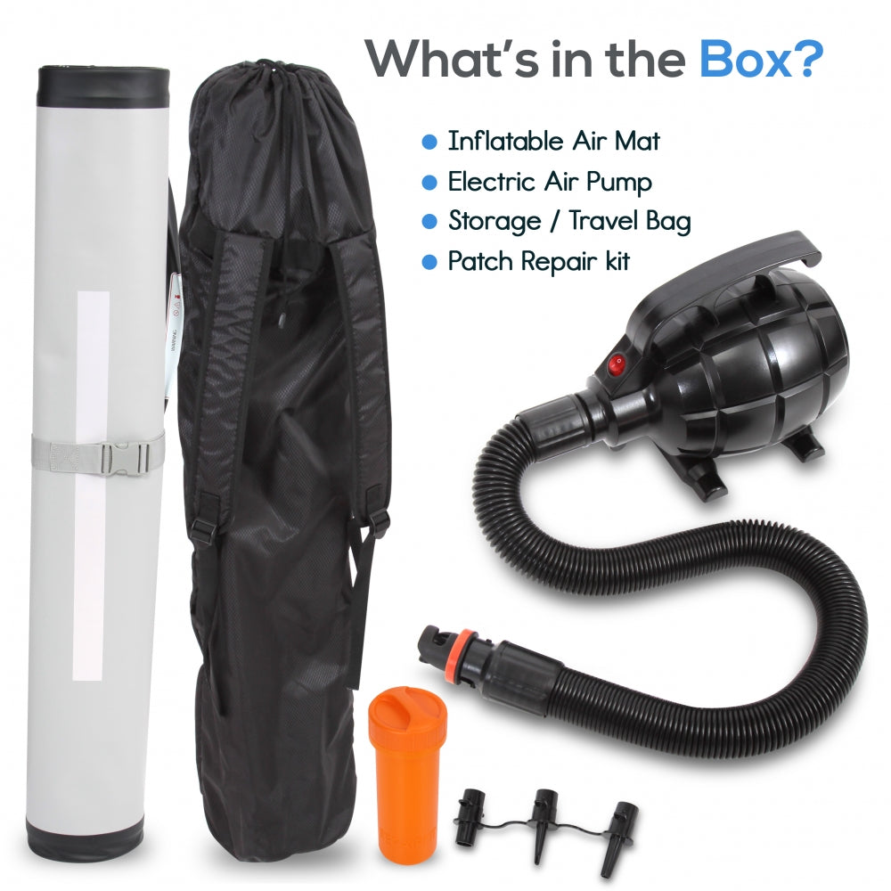 Inflatable Gymnastics Mat - Full Support - Durable PVC - 9.8 ft