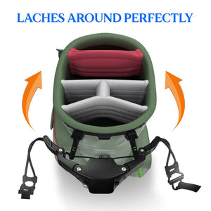 3-Wheel Golf Push Cart - Lightweight Aluminum, Easy Fold, Cooler Storage