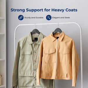 10-Pack Wooden Coat Hangers - Durable, Space-Saving, 360° Swivel Hook