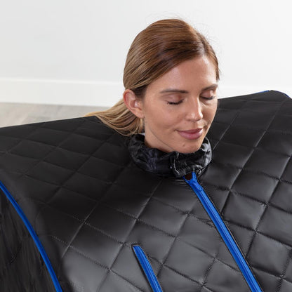 Sauna portable pour la maison, thérapie de détoxification, cuiseur vapeur de 2L, chaise pliante, télécommande 