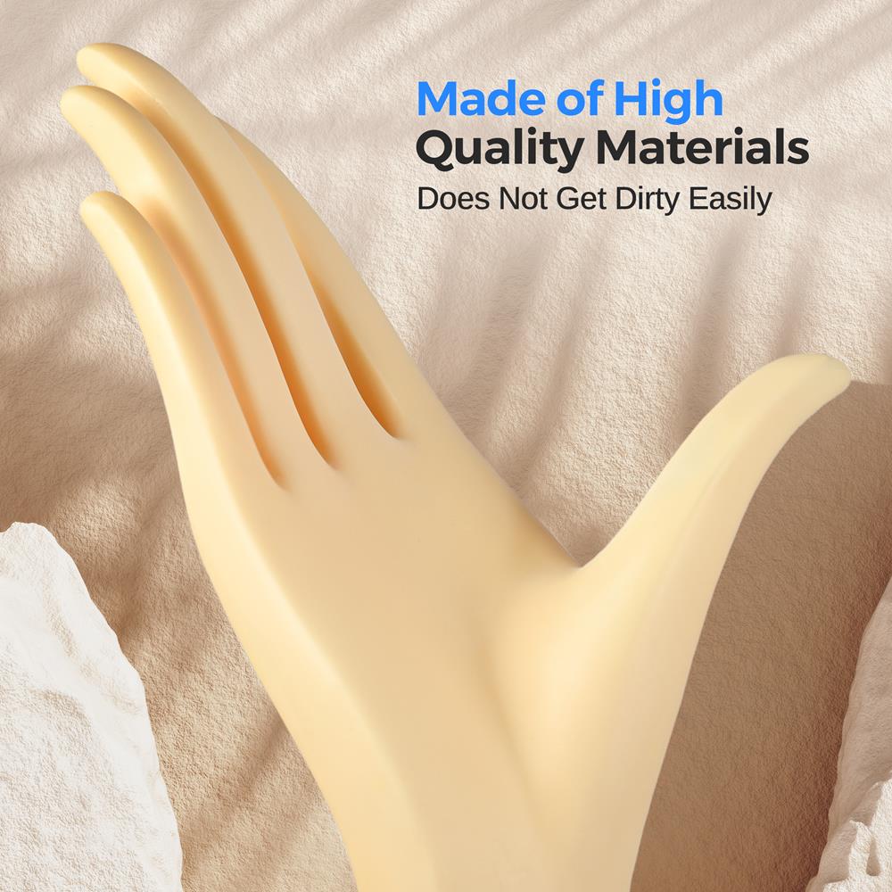 Jewelry Display Hand Stand, Elegant 18.5" Mannequin, Skin Tone