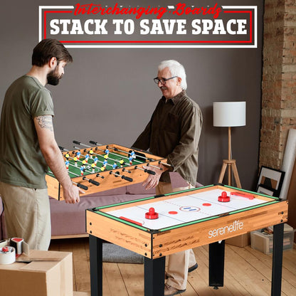 4-in-1 Game Table, Multi-Function, Sturdy Design, Indoor/Outdoor Use