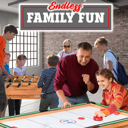 4-in-1 Game Table, Multi-Function, Sturdy Design, Indoor/Outdoor Use