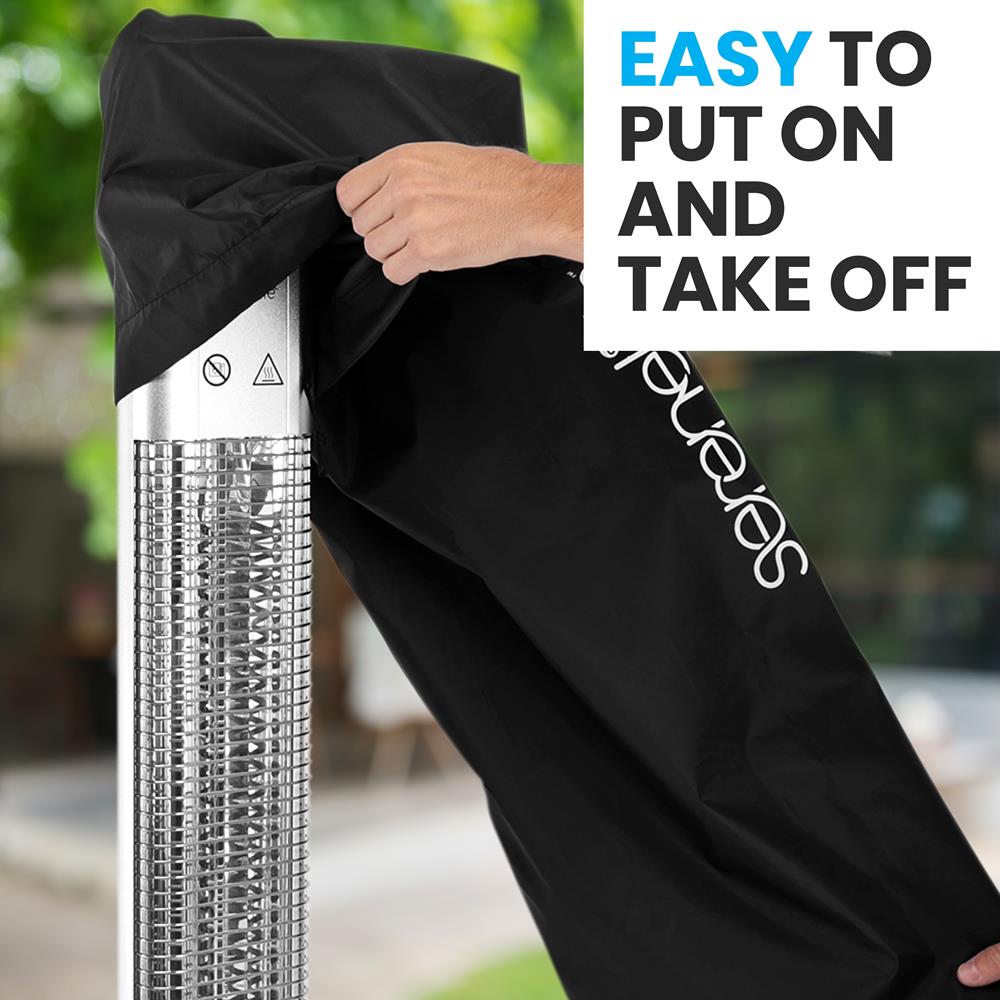 Patio Heater Cover, Tearproof Waterproof, Heavy-Duty, UV Resistant
