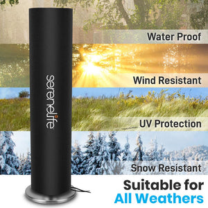 Patio Heater Cover, Tearproof Waterproof, Heavy-Duty Polypropylene