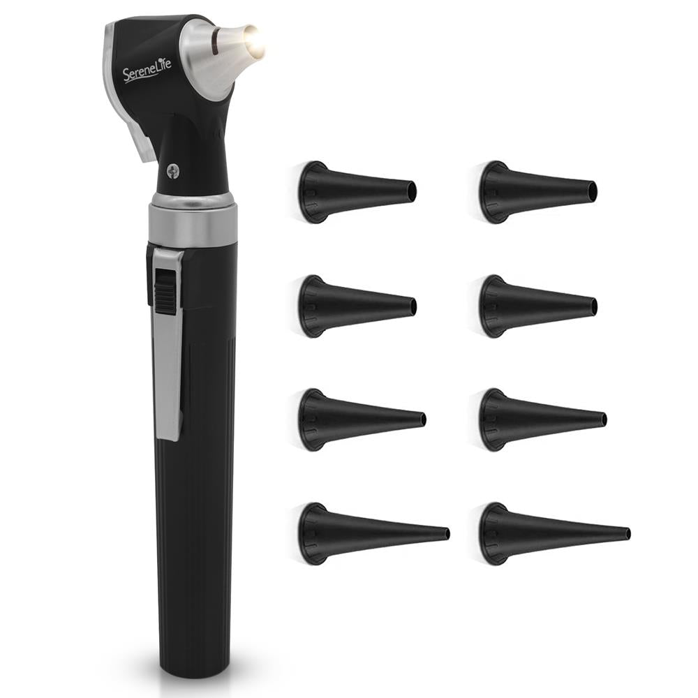 Fiber Optic Otoscope Ear Inspection Tool, 3X Magnification, LED Light