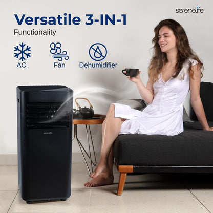 Portable Air Conditioner 10000 BTU Efficient Cooling Compact White