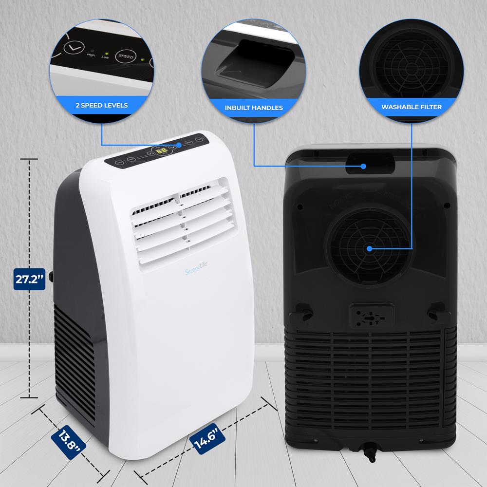 Portable Air Conditioner 8,000 BTU Efficient Cooling Remote Control