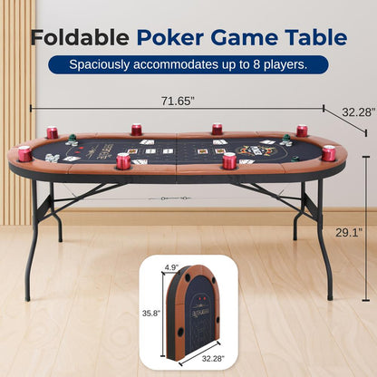 Foldable Poker Table - SLPT760