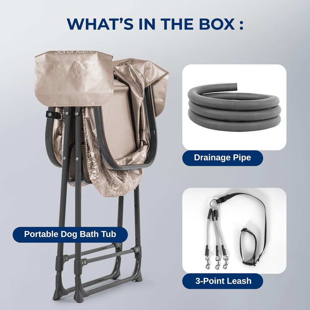 Portable Dog Bath Tub