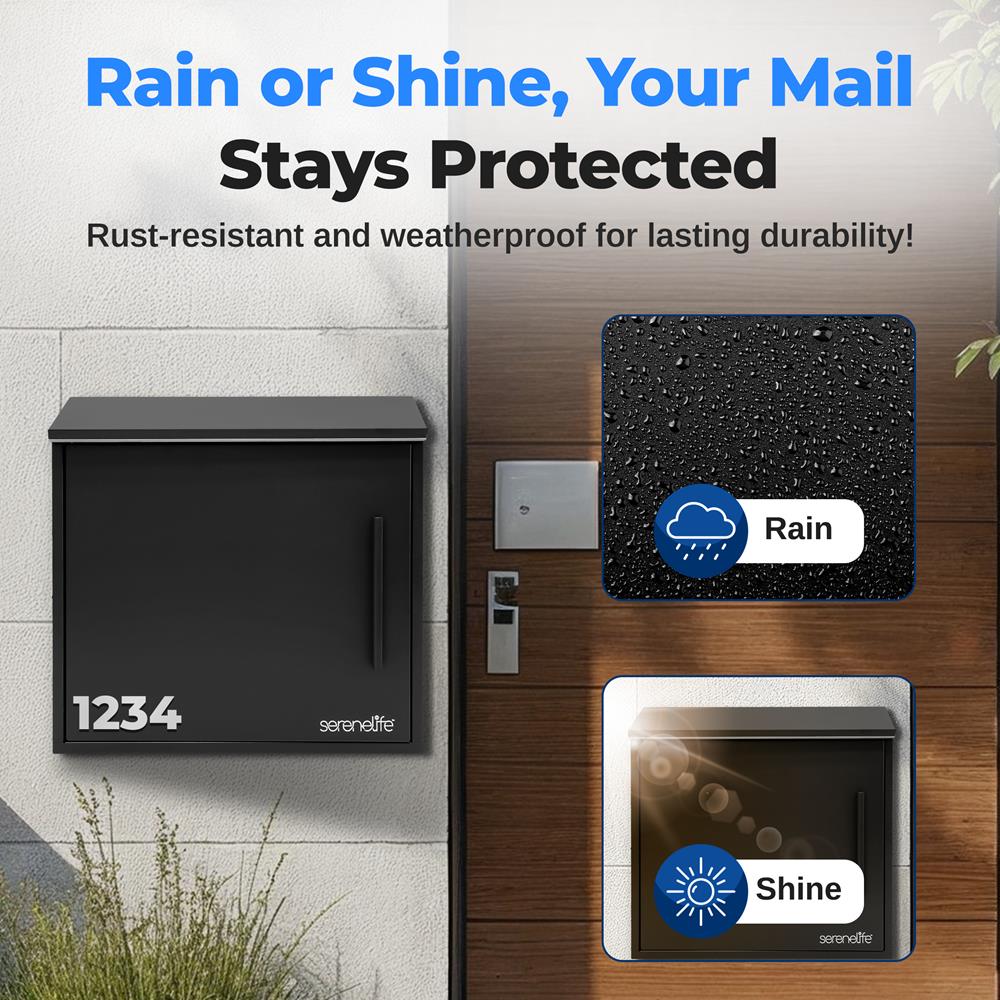 Wall Mount Locking Mailbox