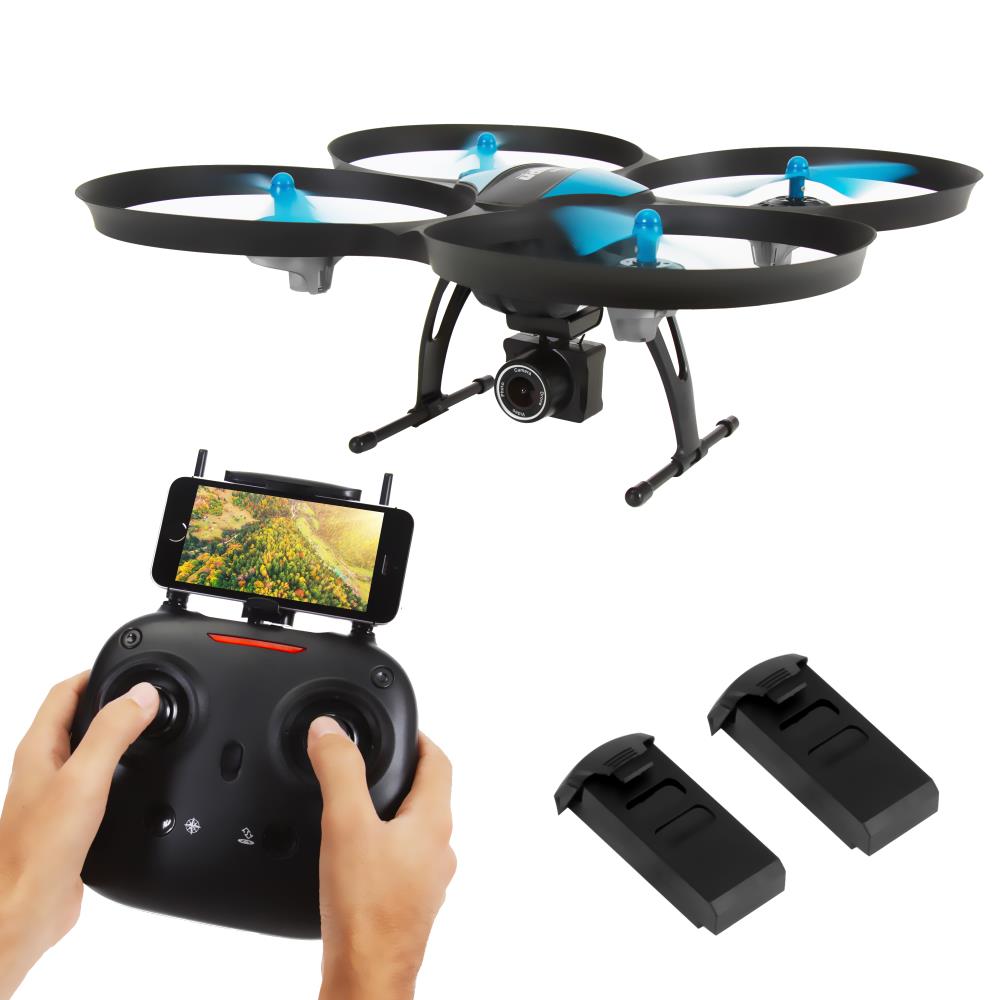 Wifi Drone Quad-Copter Wireless Uav With Hd Camera + Video Recording