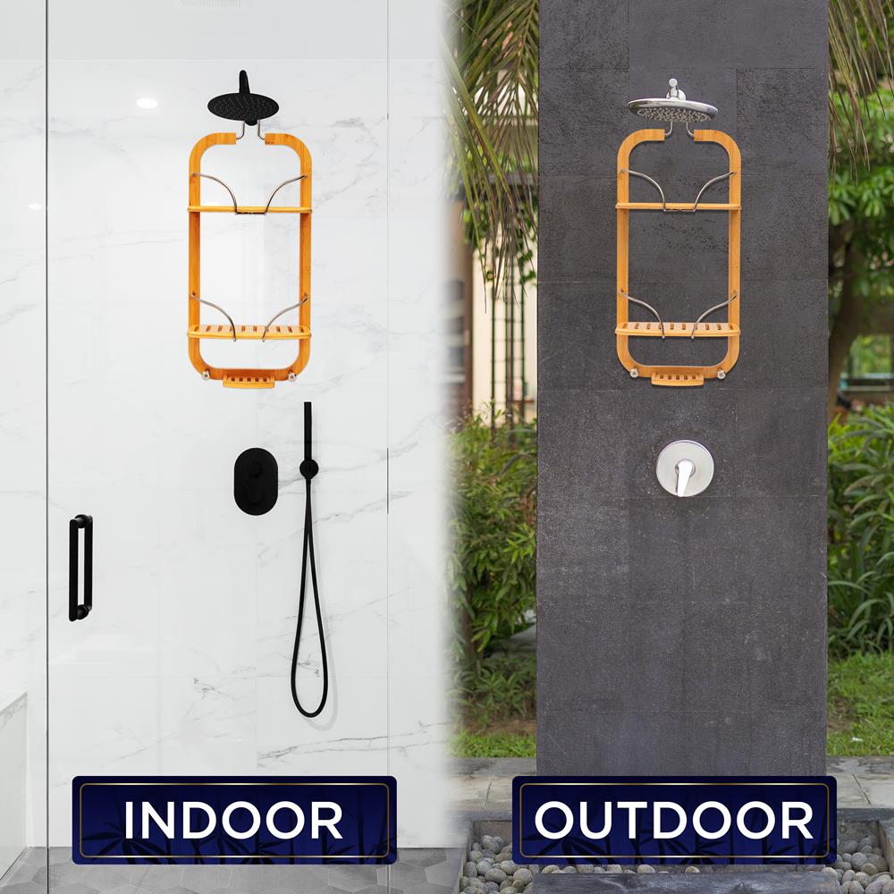 Bamboo Hanging Shower Caddy