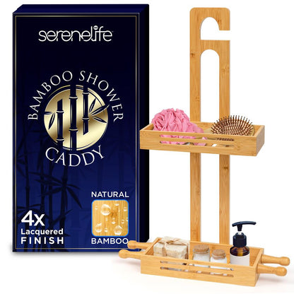 Caddie de douche suspendu en bambou 