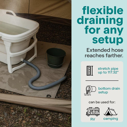 1.5M Foldable Bathtub Set - SLSPA4FB