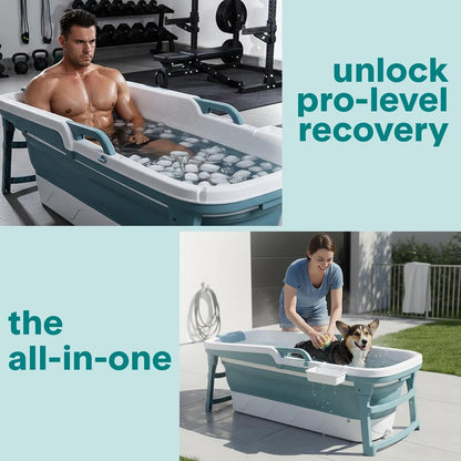 1.5M Foldable Bathtub Set - SLSPA5BL