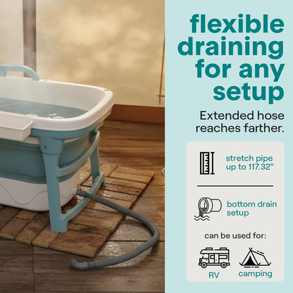 1.5M Foldable Bathtub Set - SLSPA5BL