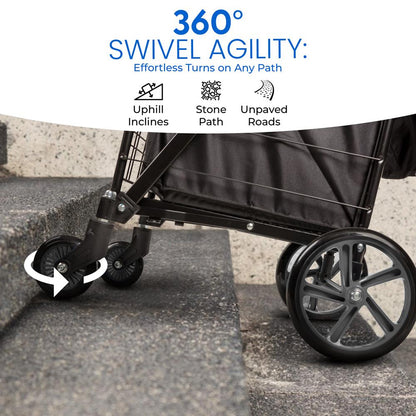 Small Foldable Shopping Cart with Cart L