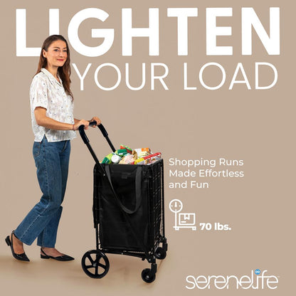 Small Foldable Shopping Cart with Cart L