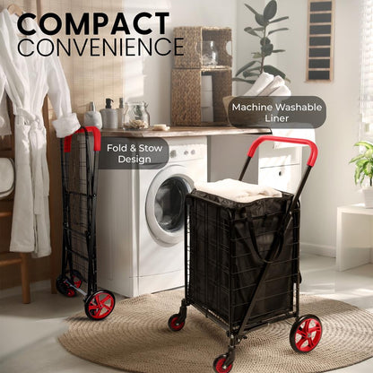 Small Foldable Shopping Cart with Cart L