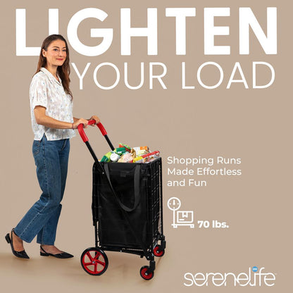 Small Foldable Shopping Cart with Cart L
