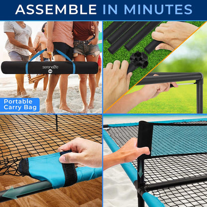 Table de Ping Pong Trampoline - Portable, Cadre en Acier Réglable, Intérieur/Extérieur 