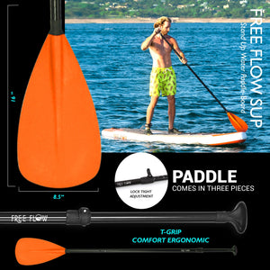 Inflatable Paddle Board - Stable Non-Slip Deck, 10'6", PVC, Teal
