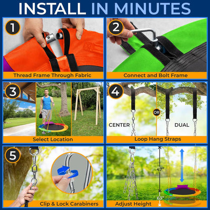 40" Saucer Swing with Hang Kit