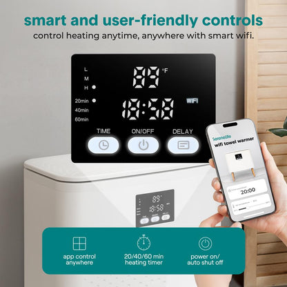 Towel Warmer with WIFI - SLTLR125W