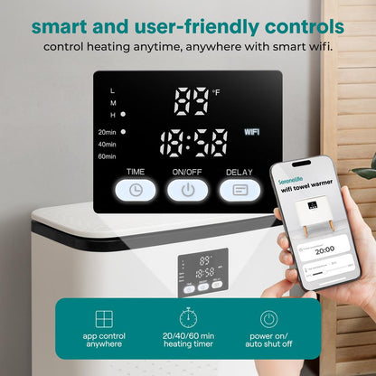 Chauffe-serviettes avec WIFI - SLTLR225W 