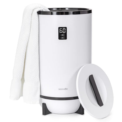 Towel Warmer with Fragrance Holder, Auto Shut Off, Fits 2 Large Towels