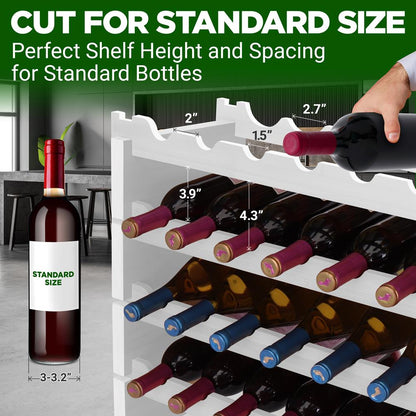 Support de Rangement à Vin Modulaire 