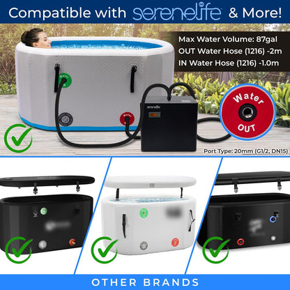 600W 1/3 HP Cooling System