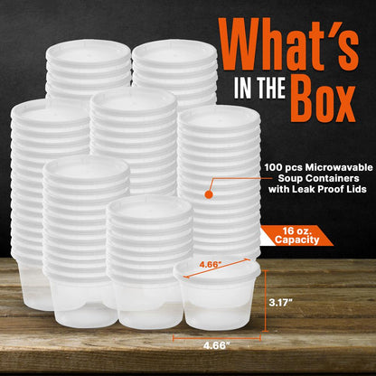 Conteneur de soupe micro-ondable 