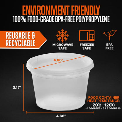 Conteneur de soupe micro-ondable 