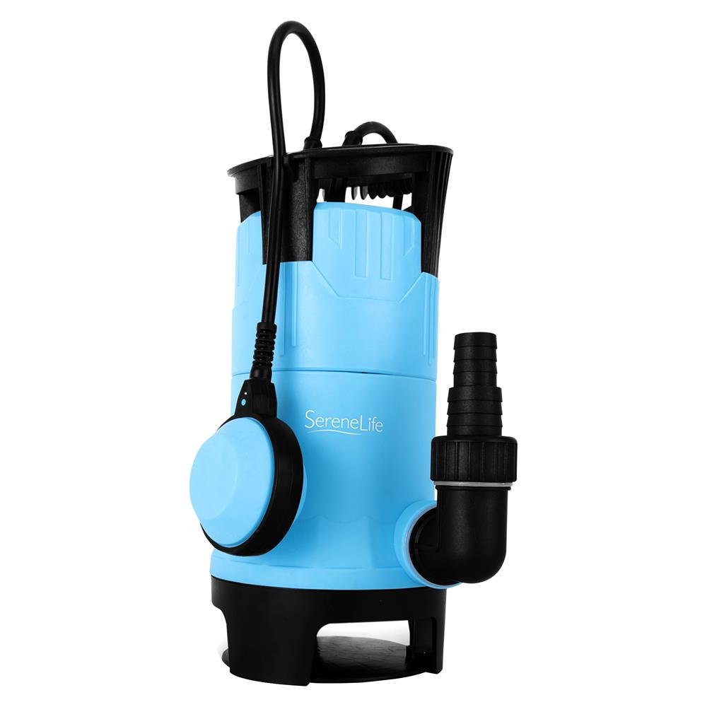 Submersible Clean/Dirty Water Pump - 750W Powerful Sump Pump, 3302 GPH, Auto Float Switch with 16 ft. Power Cord Length